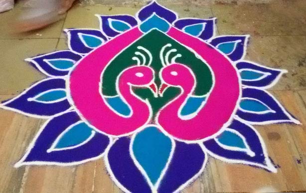 Peacock Shape Acrylic Rangoli For Decoration, Packaging Type: Packet at Rs  75/piece in Vadodara